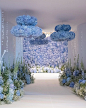 wedding-trends-blue-wedding-color-palette-hydrangeas-iamflower