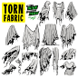 破布 TORN and RIPPED FABRIC