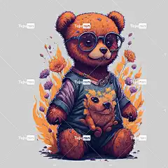 说明性的 泰迪熊 毛绒动物 绘图 形象的 幻想 玩具 艺术