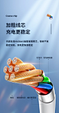 type-c数据线5a适用40W超级快充6A充电线器p40mate40pro小米安卓手机2米tpyec原装正品tpc66w古尚古174-tmall.com天猫
