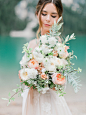 A breathtaking elopement shoot at Lake Braies in the Dolomites | Italy Elopement : Inspired by the breathtaking scenery of Lake Braies nested in between the dramatic mountain peaks of the Italian Dolomites, this dreamy editorial planned by Swiss wedding p