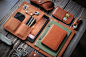 iPad leather folio. iPad and document organizer. iPad case. : iPad and document organizer. iPad leather folio brown color. Cut and pierced by hands. Moreover, it’s sewn by hands but not with a machine, what makes