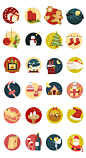 A quick preview of this year's Christmas Icon Set.