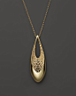 Roberto Coin 18K Yellow Gold Teardrop Golden Gate Necklace, 19":