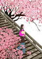 来自插画师 Xuan Loc Xuan 绘画作品~ ​​​​