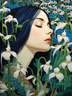 绝美侧颜·铃兰花开的季节