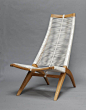 Andrzej Pawłowski; 'Woven' Chair for Antoni Fic, c1955.: 