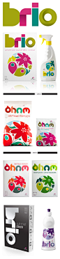 Studio h - our work - Brio detergent - brand & packaging design