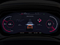 Audi Q8 Dashboard futuristic modern clean design mobile speed map 3d animation motion instrument cluster car dashboard automobile auto vehicle user experience e-tron q8 audi