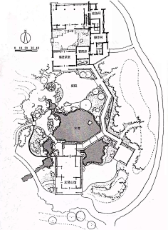 南北方经典园林平面图集合_公园 : 2-颐和园平面图 5-谐趣园平面