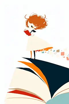 学习的小孩手绘主题