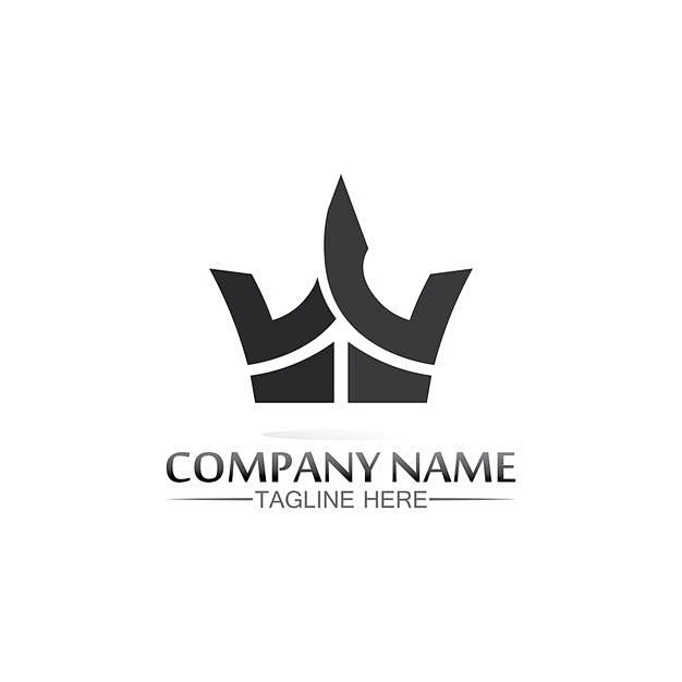 皇冠王冠，logo标志矢量图素材-花瓣网