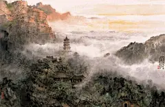 【古图专帖】——『手绘系列』——风景、楼阁、宫殿等各种场_古风图片吧_百度贴吧