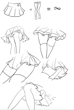 动漫绘画学习：动漫人物的衣服怎么画？-蓝铅笔-约课学画画，就是快！