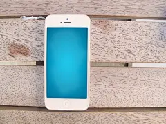 蓝色渐变手机电脑显示屏样机