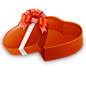 打开的心形礼物盒图标 iconpng.com #素材#