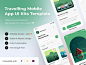 Travelling Mobile App UI Kits Template - UpLabs
