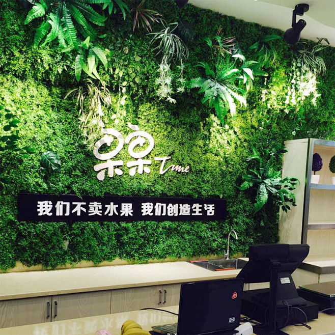 绿植墙仿真植物墙绿化装饰客厅壁挂塑料仿真...