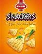 Snackers : Packaging & Print advertising