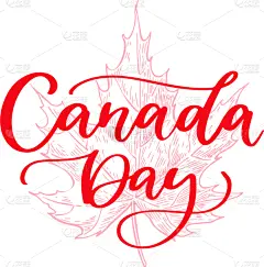 贺卡,加拿大国庆日,幸福,白色,国内著名景点,白昼,红色,事件,手写,问候