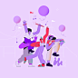 Spotify for Artists - Character illustrations :: Behance