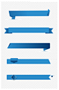 标题样式分割大标题形式蓝色标题框免扣元素-众图网