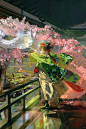 【画师推荐】色彩惊艳唯美的画面搭配 - 小红书