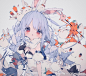 绘画超话 #美图欣赏# 来自画师 twi：@nanmokaken 笔下的插画作品