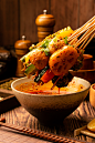 串串香鲜香钵钵鸡菜品餐饮美食摄影图