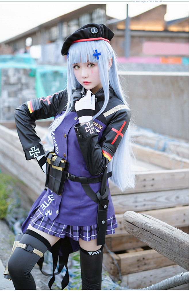 火花动漫预售 少女前线cos服 hk41...