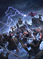 Thunder Bolt, Junaidi Lim : Commission work from Impulse Limited
This illustration copyright © 2015 Impulse Limited. Redistribution without permission is not allowed.

Created for Zems Online Card Game. For more info, please visit: Zems website - www.zems