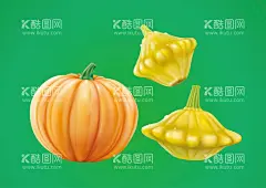 矢量手绘南瓜  - 源文件下载【酷图网】矢量南瓜,手绘南瓜,南瓜,瓜,青菜,蔬菜插画,蔬菜,矢量蔬菜,绿色果蔬,新鲜蔬菜,