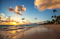 Landscape of paradise tropical island beach, sunrise shot by Valentin Valkov on 500px
