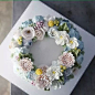 FLOWER CAKE韩式裱花水果婚礼庆祝蛋糕创意生日蛋糕广州同城配送-淘宝网