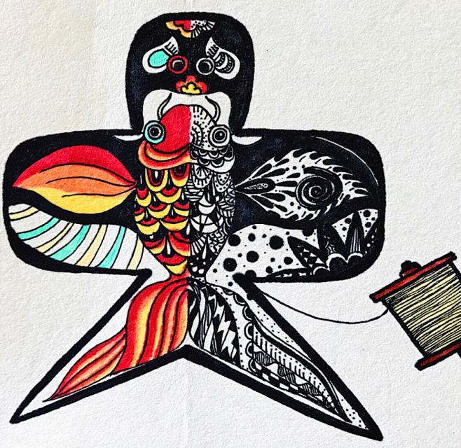 绘画主题燕子风筝