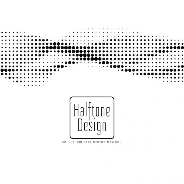 Elegant halftone wav...