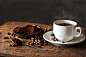 Food - Coffee  Coffee Beans Cup Wallpaper