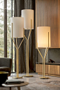 Trees floor lamps design by Herve Langlais, 2014: