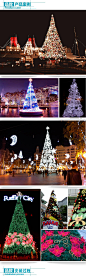 爆款热销大型框架结构灯光圣诞树圣诞节酒店商场广场气氛营造道具-淘宝网