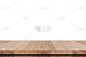 蒙太奇,空的,商品,木制,分离着色,桌子,白色背景,平视角,边框,厚木板