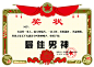 同学聚会创意奖状  最佳男神奖