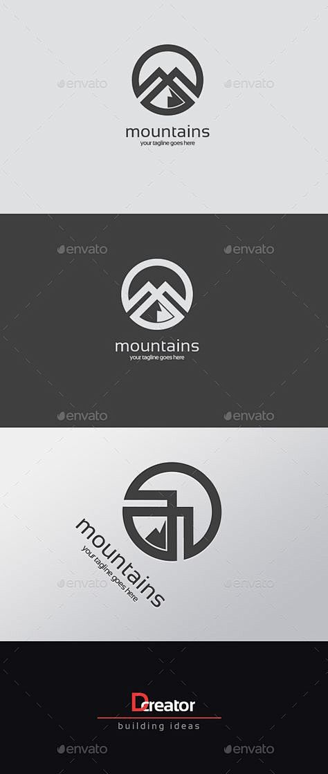 Mountain logo Templa...