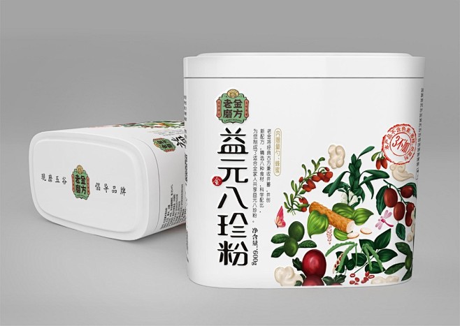 立方甲为老金磨方设计的一些新包装-古田路...