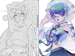 【主美级别】 最新火热设计主美 日系色彩插画课！！