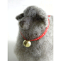 Soft and Wooly Lanolin Rich Gray Needle Felted Sheep With Ribbon and Bell