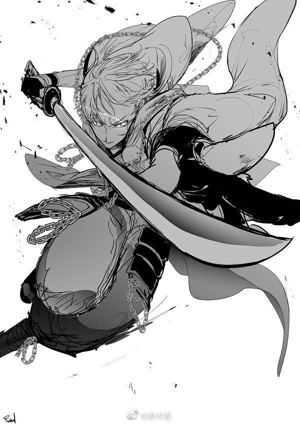 张力十足刀剑乱舞
,
人物插画、漫画家
...