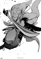 张力十足刀剑乱舞
,
人物插画、漫画家
,
Runbel