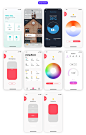 UI Kits : Diamond provides inspiration for your projects. It is a visual iOS style guide designed in Sketch, that was meticulously created. Diamond Kit was also designed to be simple and striking. 
This kit includes 160 screens cut into 16 categories: Tra