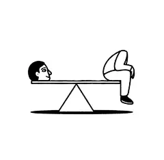 幽默有含義的黑白插畫 | MyDesy 淘靈感