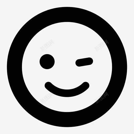 眨眼笑脸迷你们图标 标志 UI图标 设计图片 免费下载 页面网页 平面电商 创意素材图片_迷你图标图片素材-花瓣网